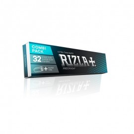 Rizla 32 cartine lunghe slim precision + 32 filtri in cartoncino