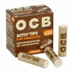 Ocb 10 filtri 7 mm al carbone attivo in scatola virgin