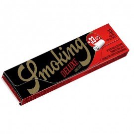 Smoking 33 cartine lunghe slim de luxe + 33 filtri in cartoncino