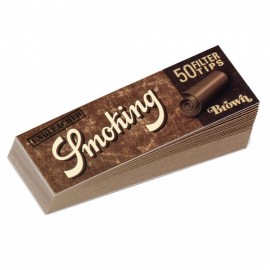 Smoking 50 filtri in cartoncino medi fustellati brown