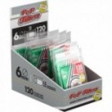 PoP Filters filtri 6 mm slim in busta da 120 pezzi + cartine corte bianche in libretto a finestra singola da 50 foglietti