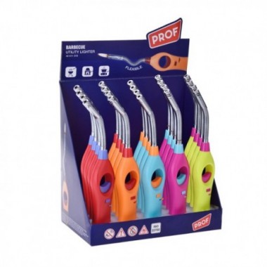 Prof accendigas piezoelettrico a becco flessibile con fiamma ricaricabile a gas 28 cm 40411319