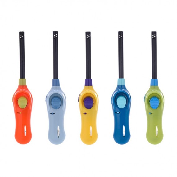 Prof accendigas piezoelettrico a becco rigido con fiamma ricaricabile a gas 21 cm in blister 41411241