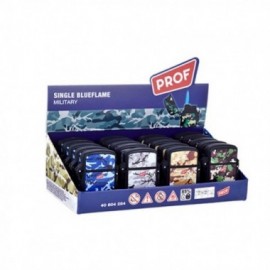 Prof briquet piézo rechargeable anti-vent, simple flamme 40804284