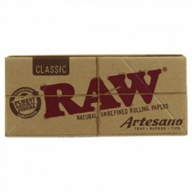 Raw 32 cartine lunghe slim classic + filtri in cartoncino + vassoio