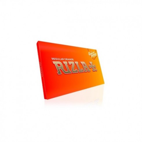 Rizla 100 feuilles à rouler courtes fenêtre double orange
