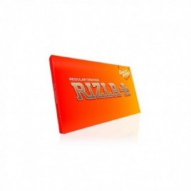 Rizla 100 feuilles à rouler courtes fenêtre double orange