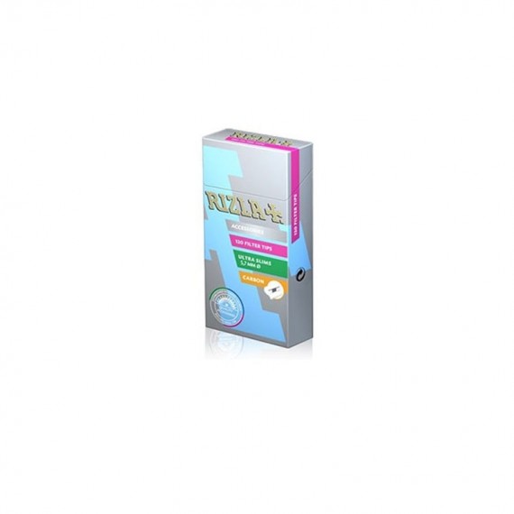 Rizla 120 filtri ultra slim al carbone in cannuccia