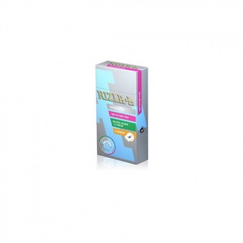 Rizla 120 filtri ultra slim al carbone in cannuccia