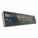 Rizla 32 cartine lunghe slim silver + 32 filtri in cartoncino