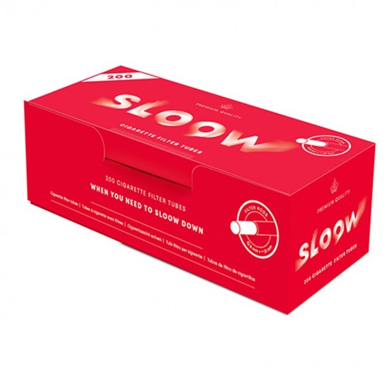 Sloow 200 tubetti vuoti extra lunghi in scatola