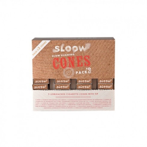 Sloow 3 coni pre-rollati unbleached 40682081