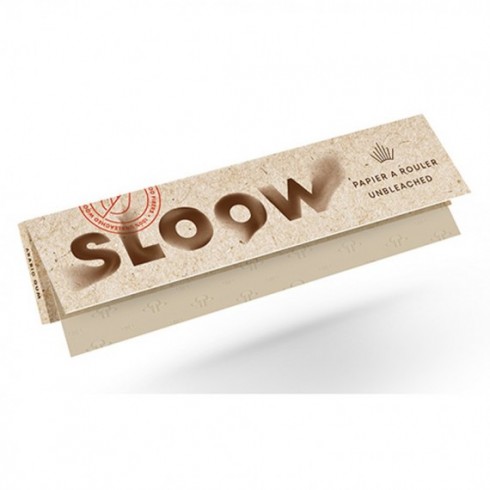 Sloow 50 cartine lunghe slim unbleached
