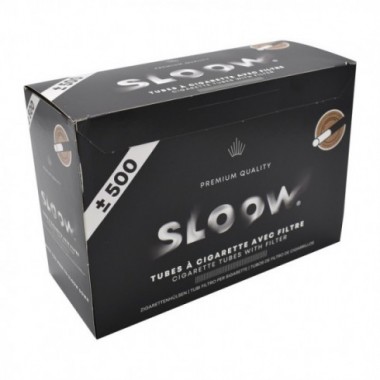 Sloow 500 tubetti vuoti con filtro in carta in scatola