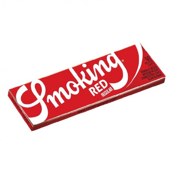 Smoking 60 cartine corte finestra singola red