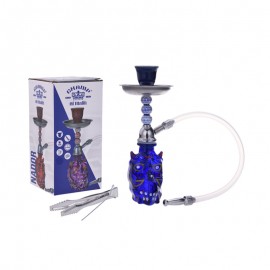 Champ Al malik shisha in vetro 20 cm nador blu 40508041