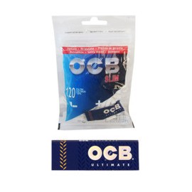 Ocb 120 filtri slim + 50 cartine corte finestra singola ultimate in busta