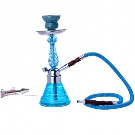 Champ Al malik shisha in vetro 32 cm liberia blu 40508006