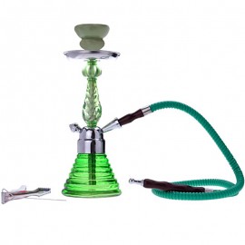 Champ Al malik shisha in vetro 32 cm liberia verde 40508008