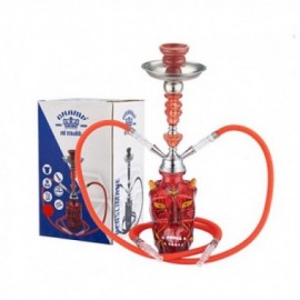 Champ shisha in vetro 45 cm benslimane rosso 40508029