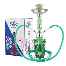 Champ Al malik shisha in vetro 45 cm benslimane verde 40508030