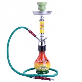Champ Al malik shisha in vetro 45 cm rasta multicolore 40447960