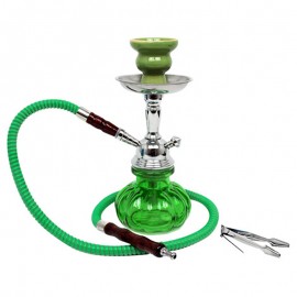 Champ Al malik shisha in vetro 25 cm pumpkin verde 40508002