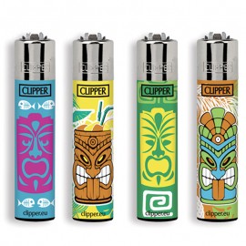 Clipper accendino large tikis 3