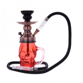 Champ Al malik shisha in vetro 30 cm safi rosso 40508012