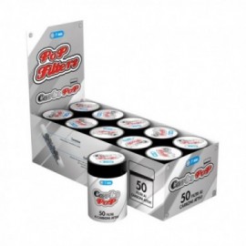 PoP Filters filtri in ceramica 7 mm regular ai carboni attivi in barattolo da 50 pezzi