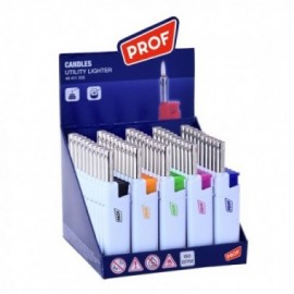 Prof accendicandele piezoelettrico a becco rigido con fiamma ricaricabile a gas 10,5 cm 40411335