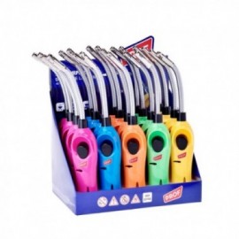Prof accendigas piezoelettrico a becco flessibile con fiamma ricaricabile a gas 25,5 cm 40411623