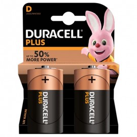 Duracell 2 pile alcaline d plus power