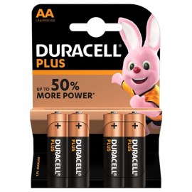 Duracell 4 pile alcaline aa plus power