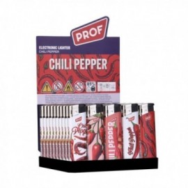 Prof accendino piezoelettrico con fiamma a gas chili peppers 80000063