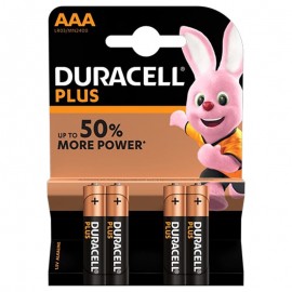 Duracell 4 pile alcaline aaa plus power