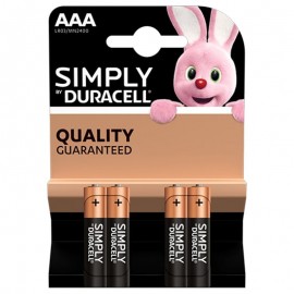 Duracell 4 pile alcaline aaa simply