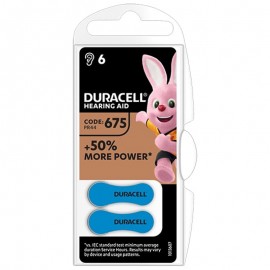 Duracell 6 pile per apparecchi acustici 675