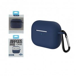 Newtop custodia in silicone light blue per apple airpods pro