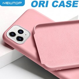 Newtop custodia in silicone ori case light pink per apple iphone xs max