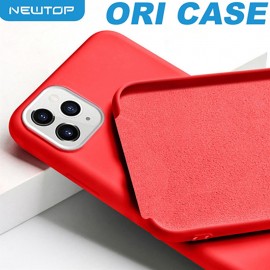 Newtop custodia in silicone ori case red per apple iphone 11