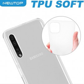 Newtop custodia in silicone soft case white per apple iphone 13 pro