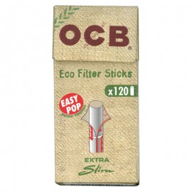 Ocb 120 filtri extra slim organic hemp in cannuccia