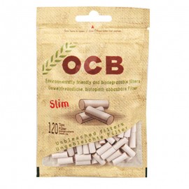 Ocb 120 filtri slim organic hemp in busta