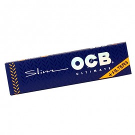 Ocb 32 cartine lunghe slim ultimate + 32 filtri in cartoncino