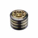 Champ grinder in metallo 50 mm 4 strati bling bling skull