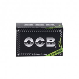 Ocb rullo lungo slim premium black 4 mt + 40 filtri in cartoncino