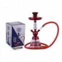 Champ shisha in vetro 35 cm tetouan rosso