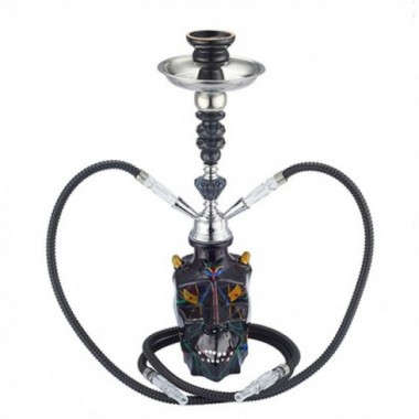 Champ shisha in vetro 45 cm benslimane nero
