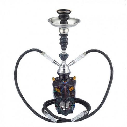 Champ shisha in vetro 45 cm benslimane nero